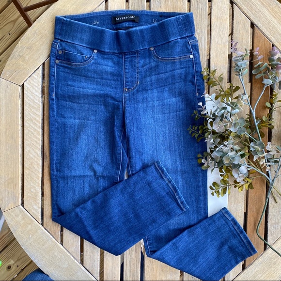 Liverpool Farrah high waist pull on skinny jeans - Picture 2 of 7